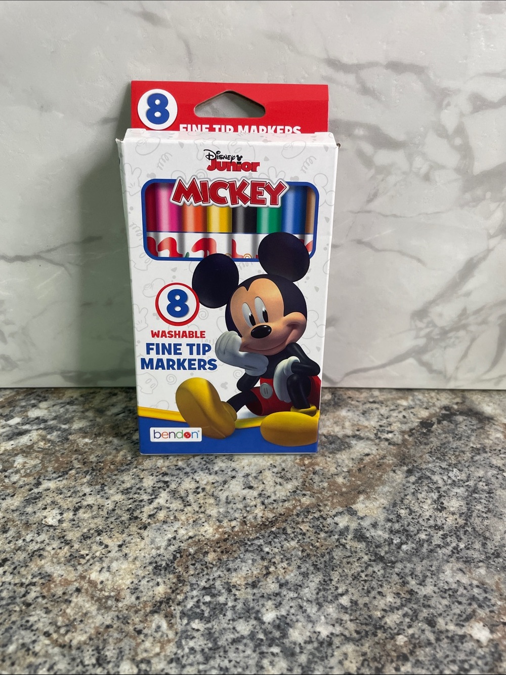 Disney Junior Mickey 8 Washable Fine Tip Markers - Multicolor